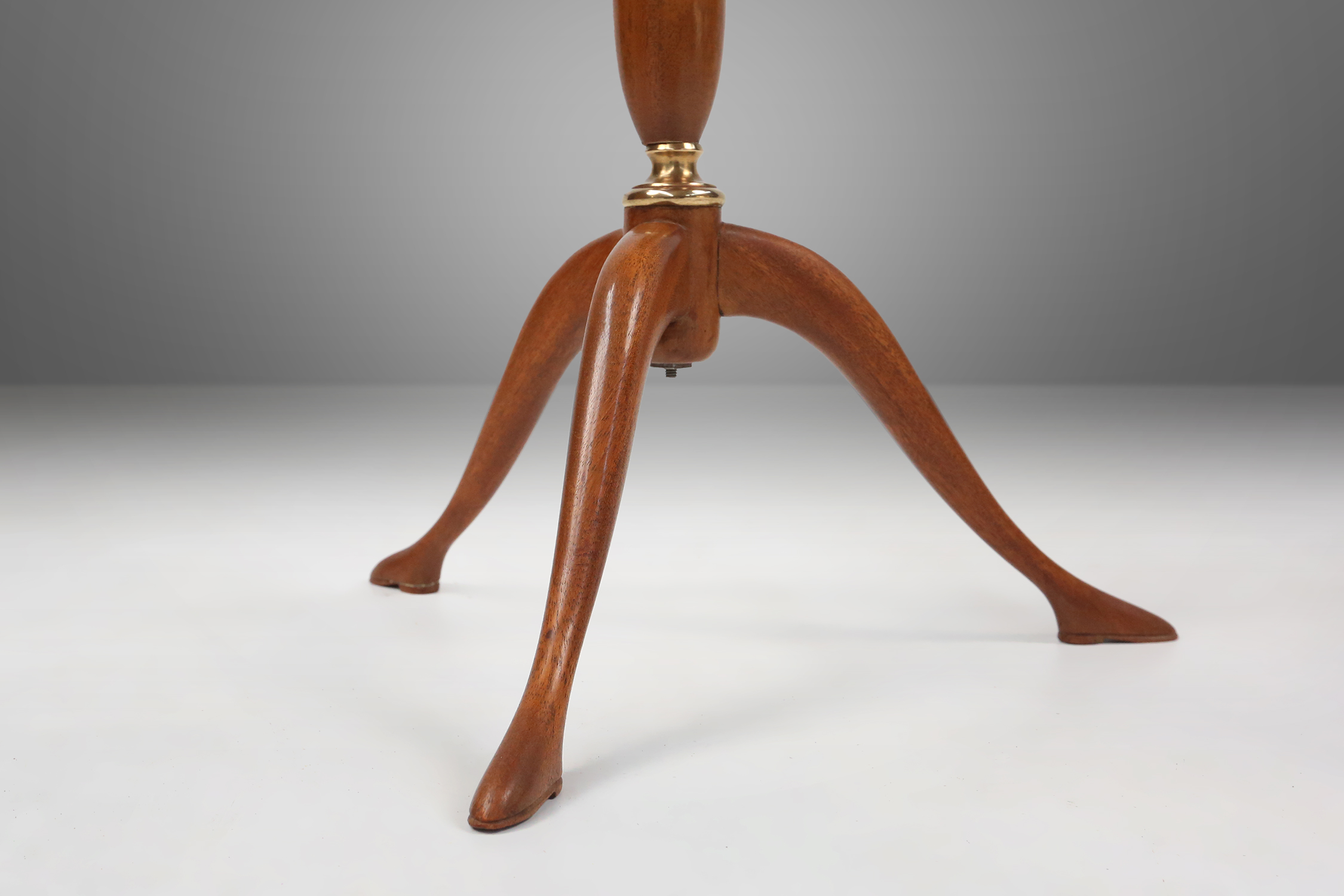 French Side Table with Special Feet, 1950sthumbnail